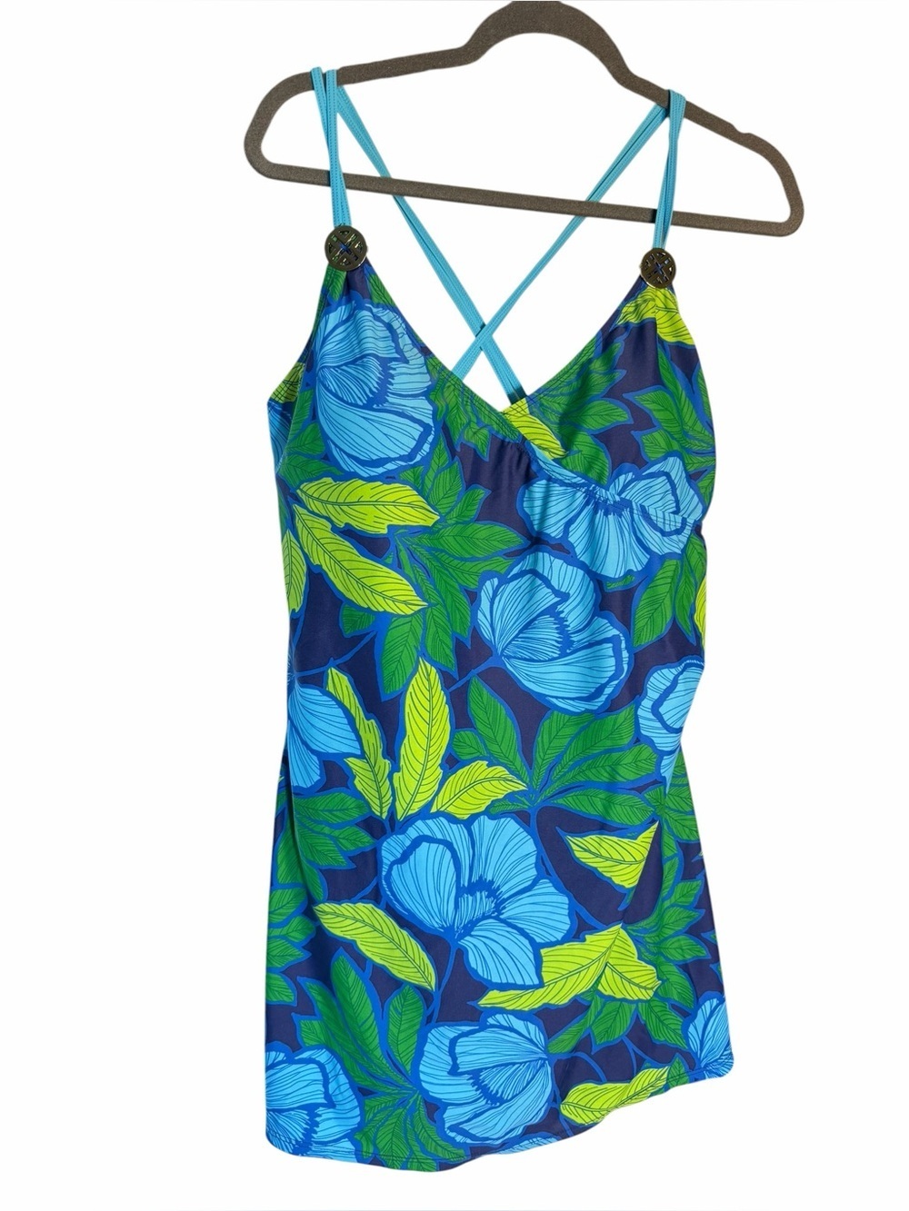 Jaclyn Smith One Piece Swim Dress